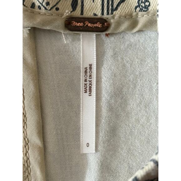 Free People Modern Femme denim miniskirt skirt size 0 - Picture 4 of 9